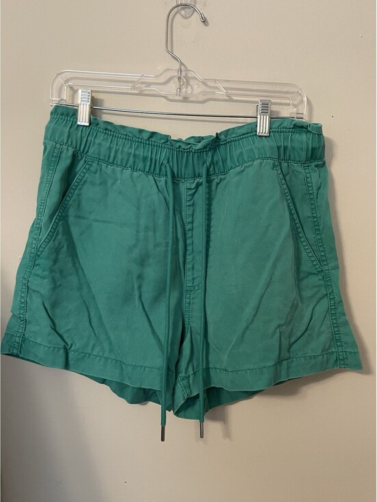 LOFT Pants - LOFT Green Drawstring High Waist Casual Shorts Women Small S Pull On Elastic